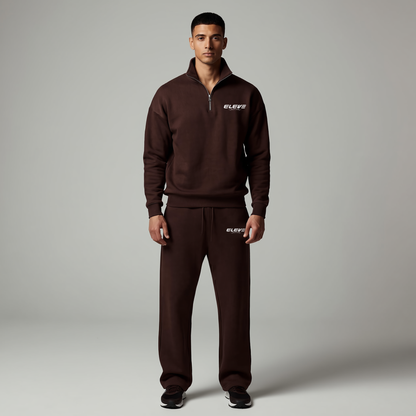 Basic Quarter Zip Sweatshirt