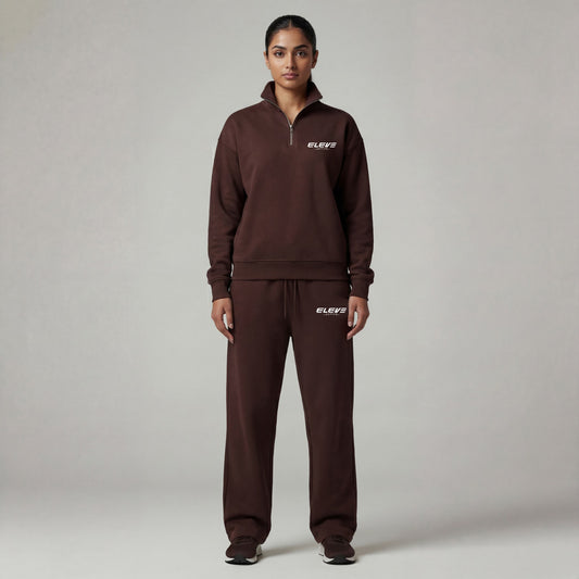 Basic Quarter Zip Sweatshirt