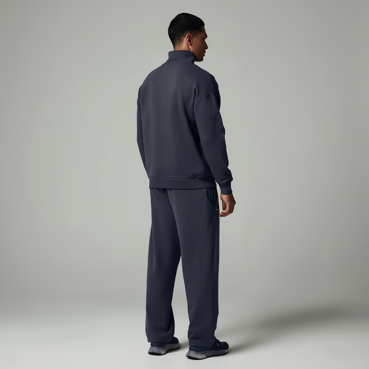 Basic Quarter Zip Sweatshirt
